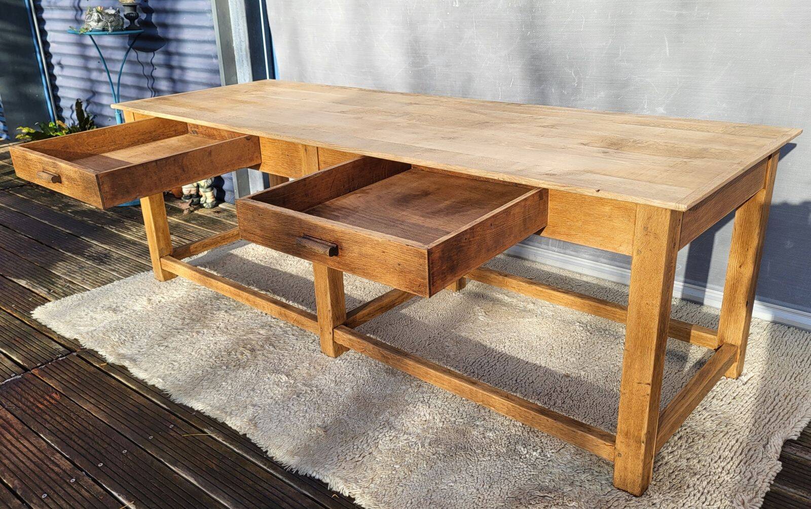 Table de drapier • Meuble de métier L227xp80
