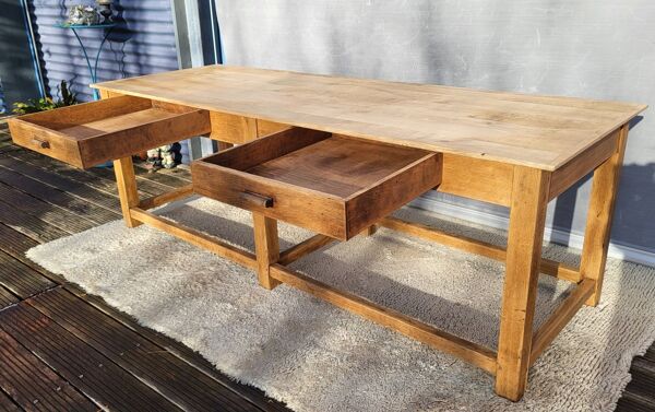 Table de drapier • Meuble de métier L227xp80