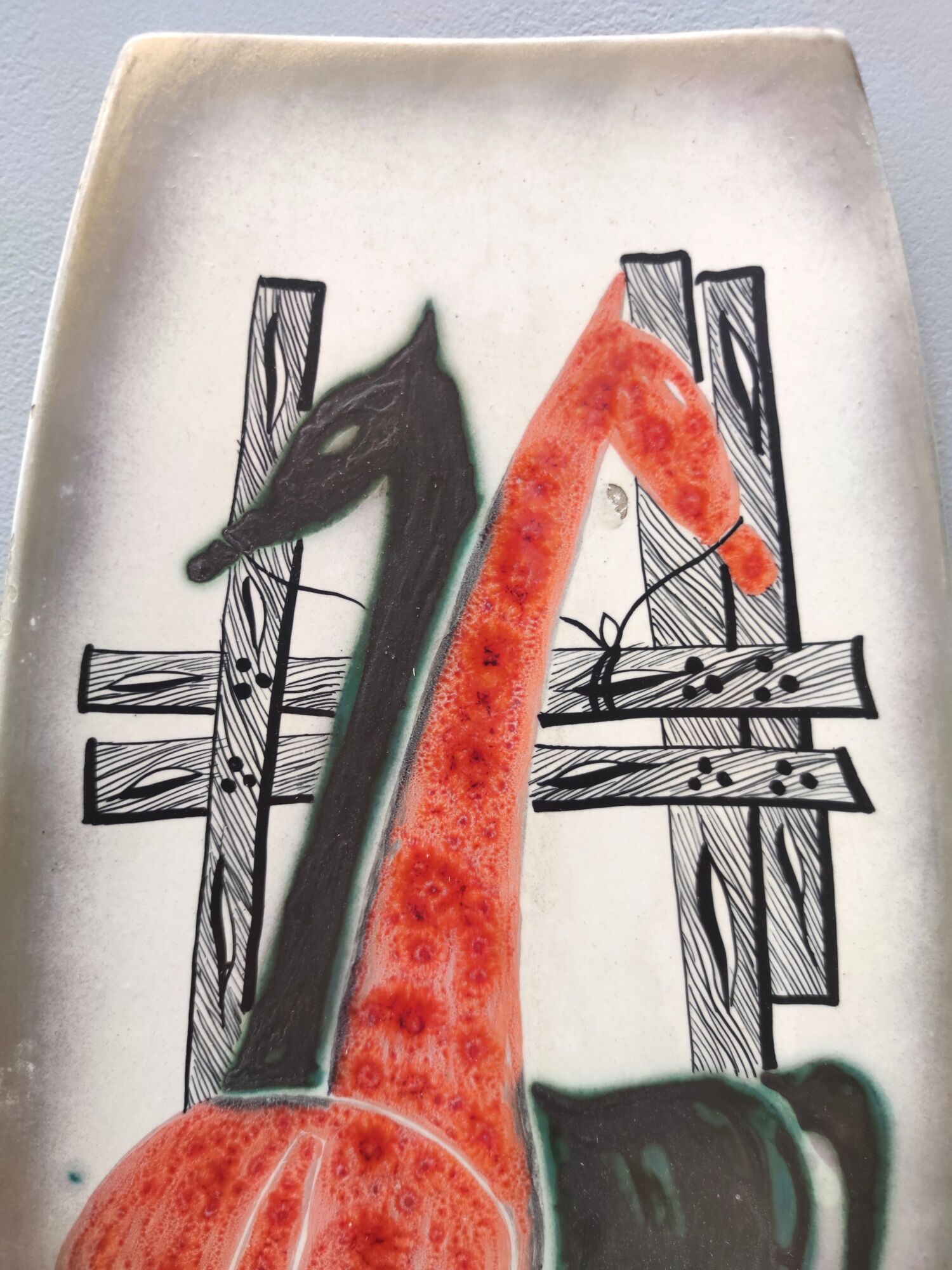 Vintage ceramic centerpiece / catchall / decorative piece by petucco & tolio, italy