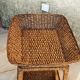 Desserte vintage en rotin