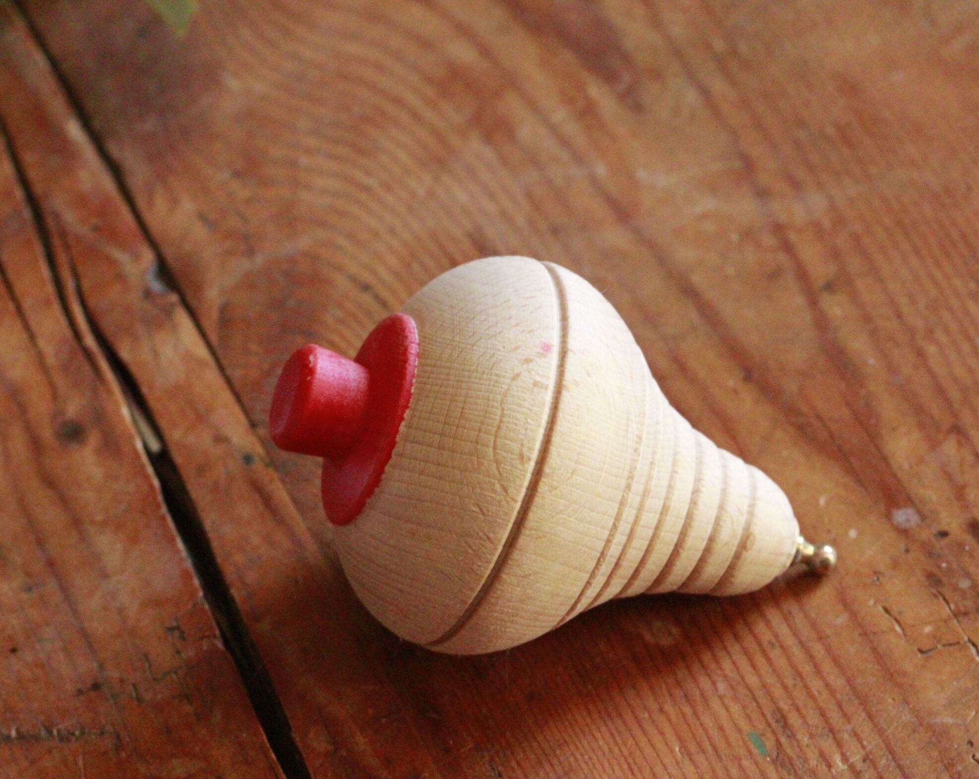 Wooden top toy