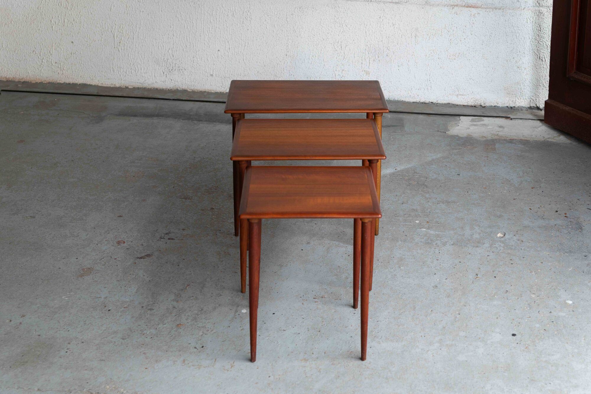 Set of 3 nesting tables, Danish design
