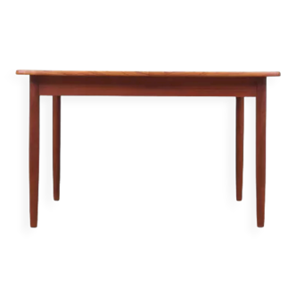 Table en teck, design danois, années 60, fabriquée au Danemark