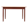 Table en teck, design danois, années 60, fabriquée au Danemark