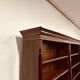 Bibliothèque classique en acajou anglais