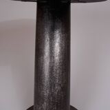 Solid wood sculptural side table, original contemporary design, logniture