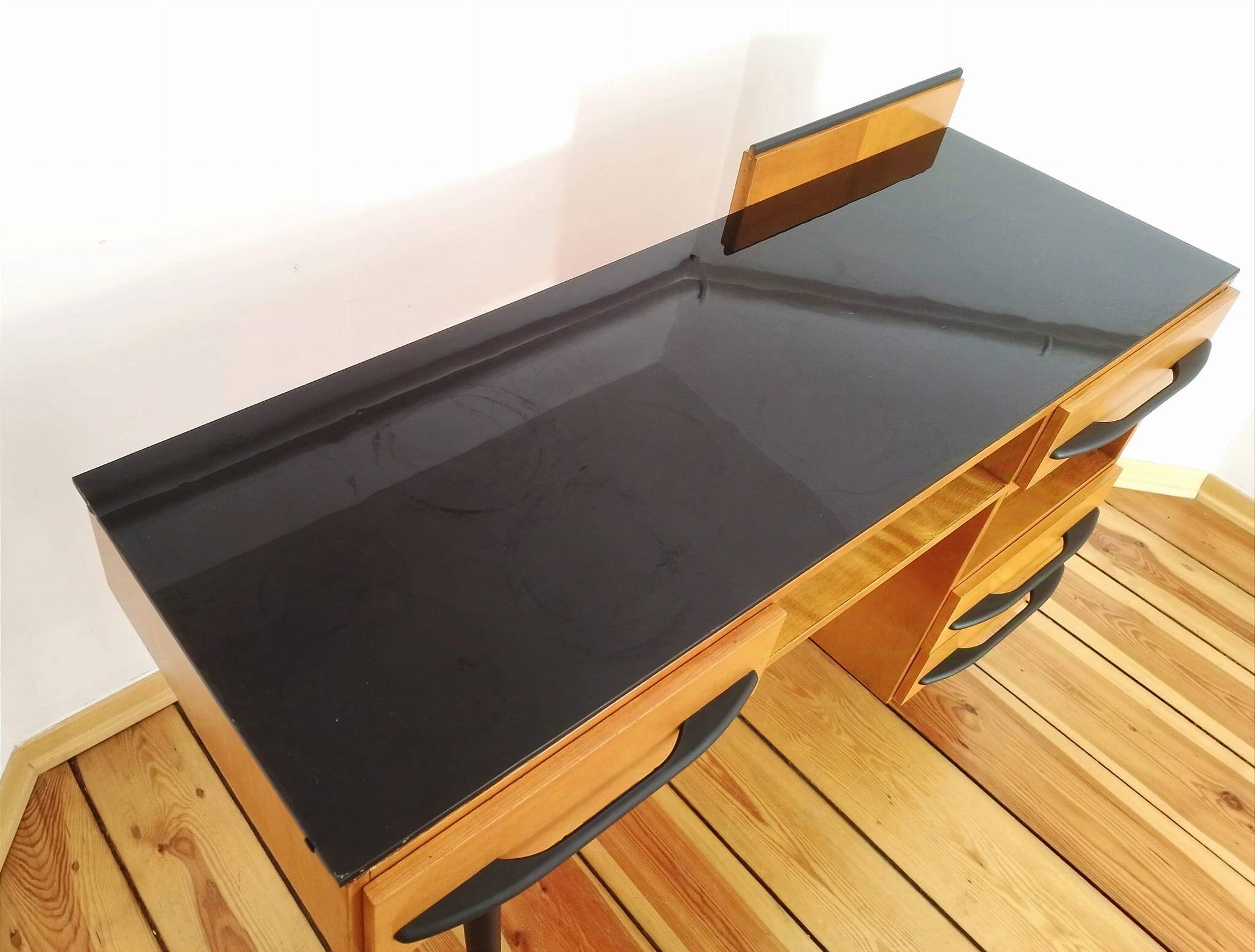 Desk by M. Pozar for Up Závody, Czechoslovakia, 1960s, Set of 2