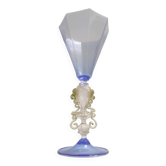 Verre octogonal bleu clair en verre de Murano « Tipetto », Italie