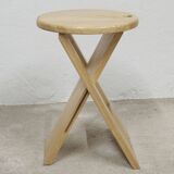 Pair of Adrian Reed folding stools from the 80s