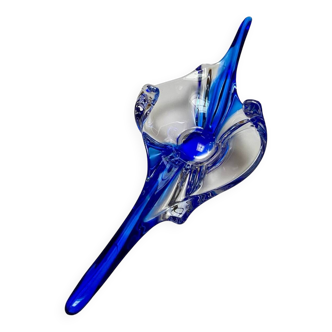 Murano Sommerso glass fruit bowl / centerpiece (1960s/70s)