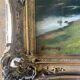 Oil on canvas "River Landscape" Karl Daubigny (1846-1886)