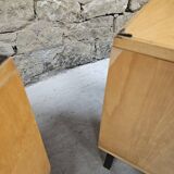 Pair of vintage 1960's bedside tables