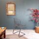 Metal wired chair