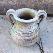 Jarre ou vase en terre bleue 33 x 29 cm