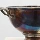 Art deco Silverplated champagne cooler with Patinated Surface, France 1920s