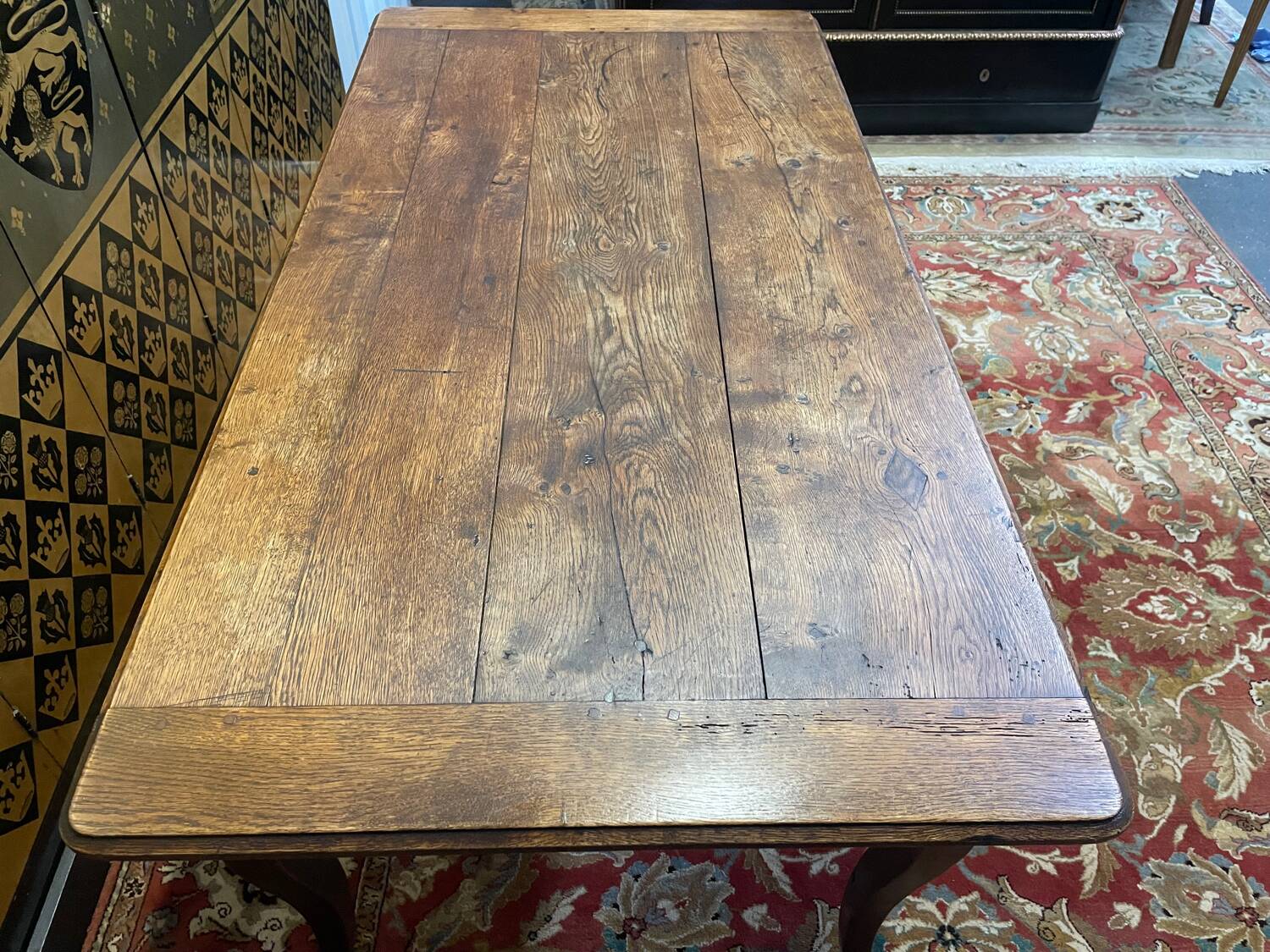 Louis XV farmhouse dining table + 2 extensions