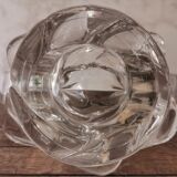 Paire de bougeoirs deux branches cristal