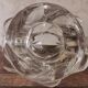Pair of candle holders two crystal branches