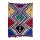 Tapis Berbère Boucherouite coloré - 156 x 200 cm