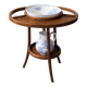 Antique washstand W. Baumann & Co with basin and jug – Earthenware
