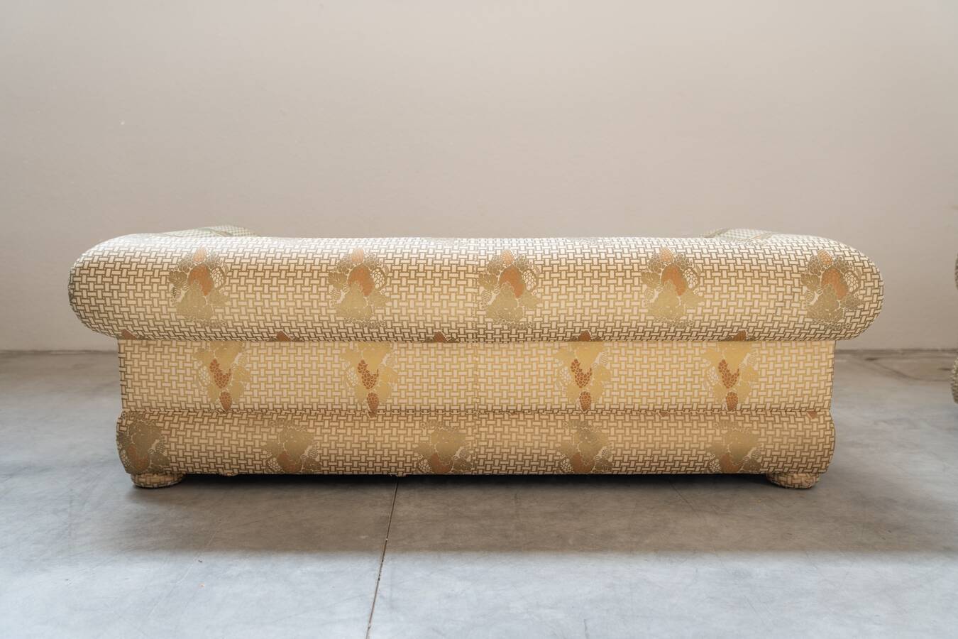 3-seater sofa and silk armchair, Tommaso Barbi, 1970