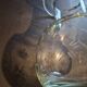 Vintage engraved vase