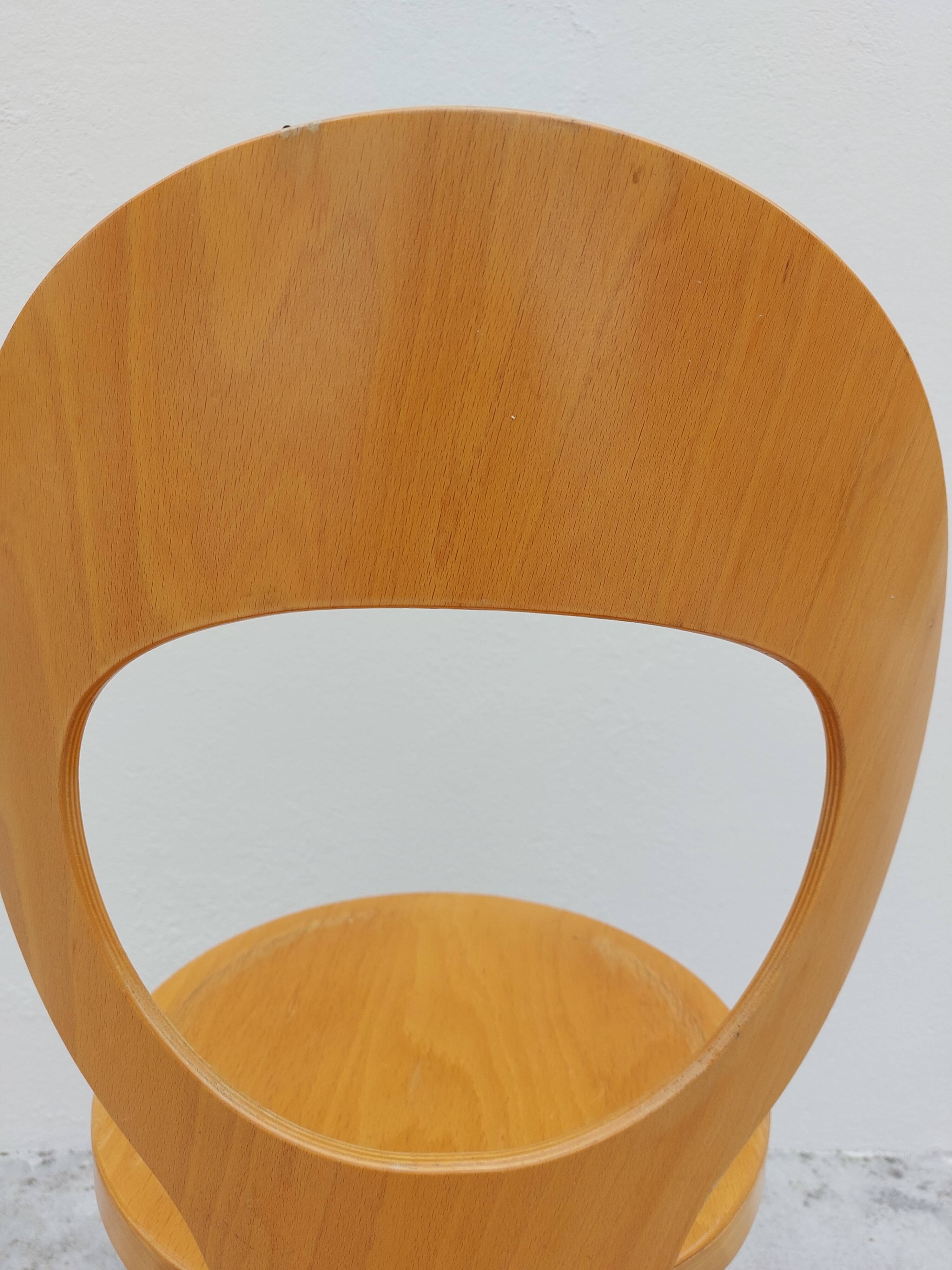 Bistro chair signed Baumann seagull model