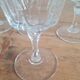 Service de 10 verres à eau en cristal ciselé