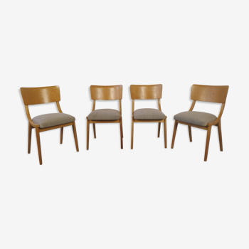 Set de 4 chaises scandinaves années 50/60