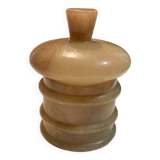 Pot with alabaster lid