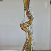 Large soliflore vase made of blown Murano glass, Venetian style, 1970s.
