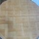 Round regency table revamped taupe extension