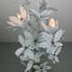 Flower Brass Floor Lamp, 1970s