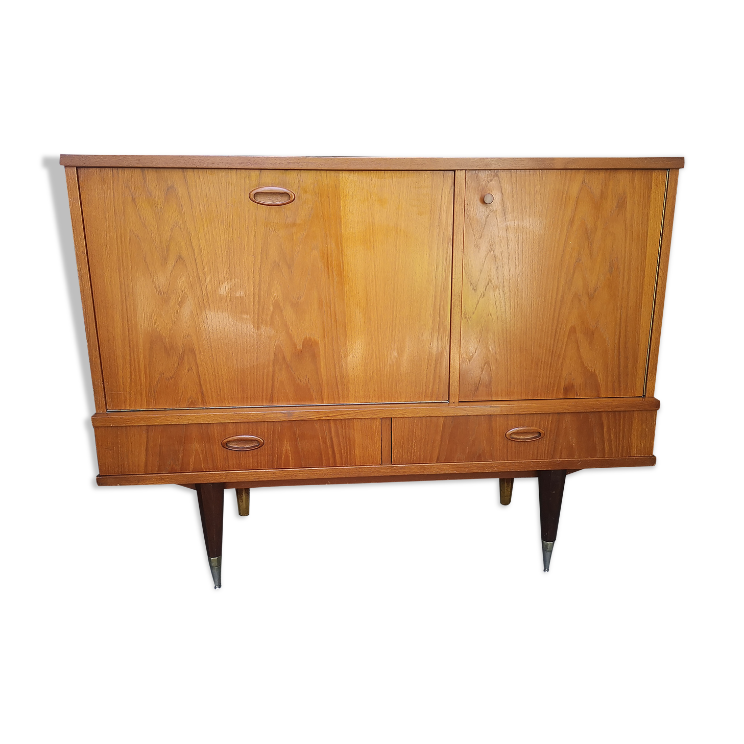 Low buffet, vintage, Scandinavian style in teak