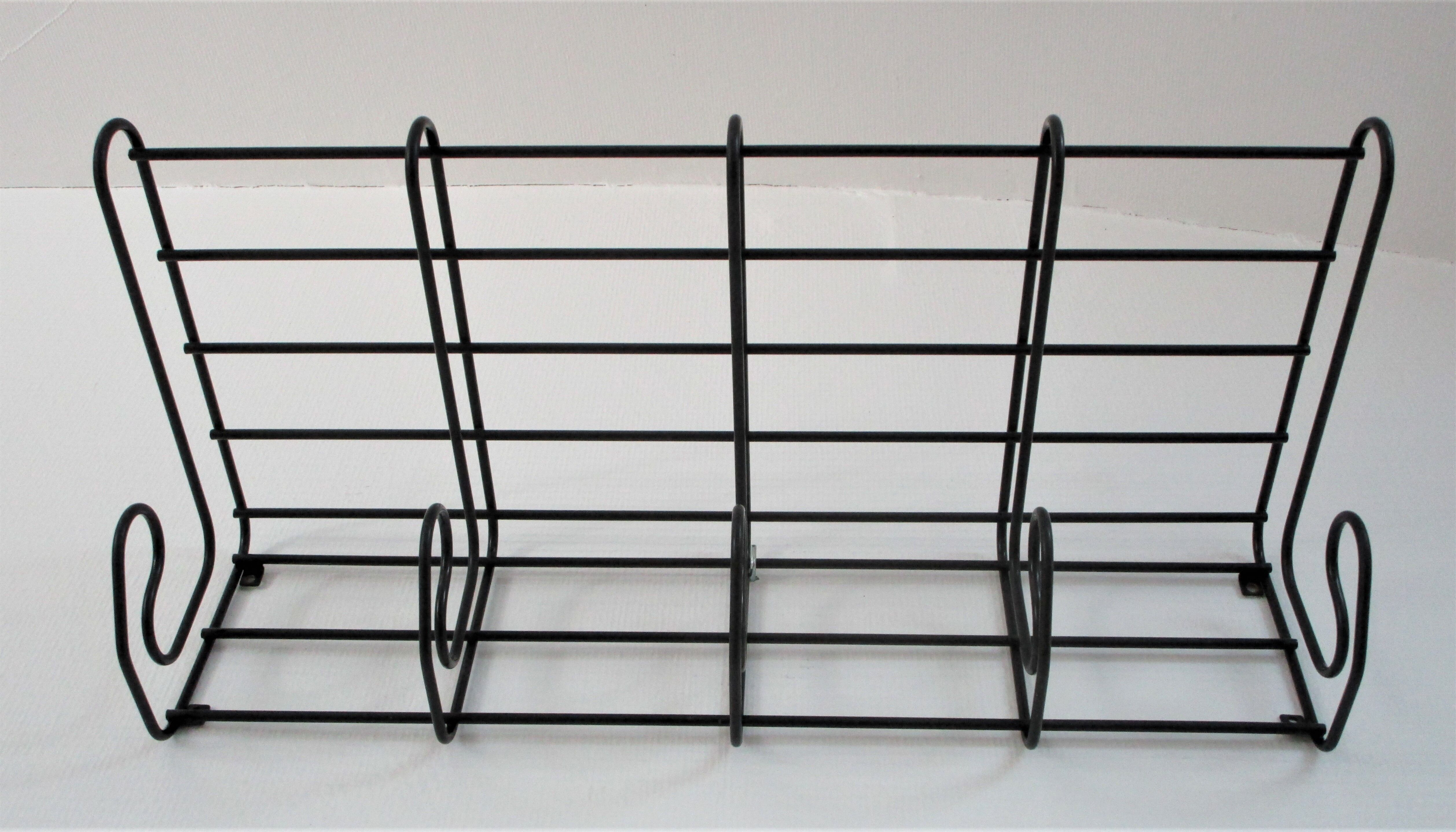Coat rack metal black ikea design 80s
