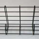 Coat rack metal black ikea design 80s