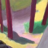 Toile paysage du sud