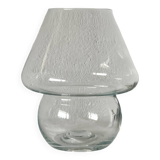 Glass mushroom vase