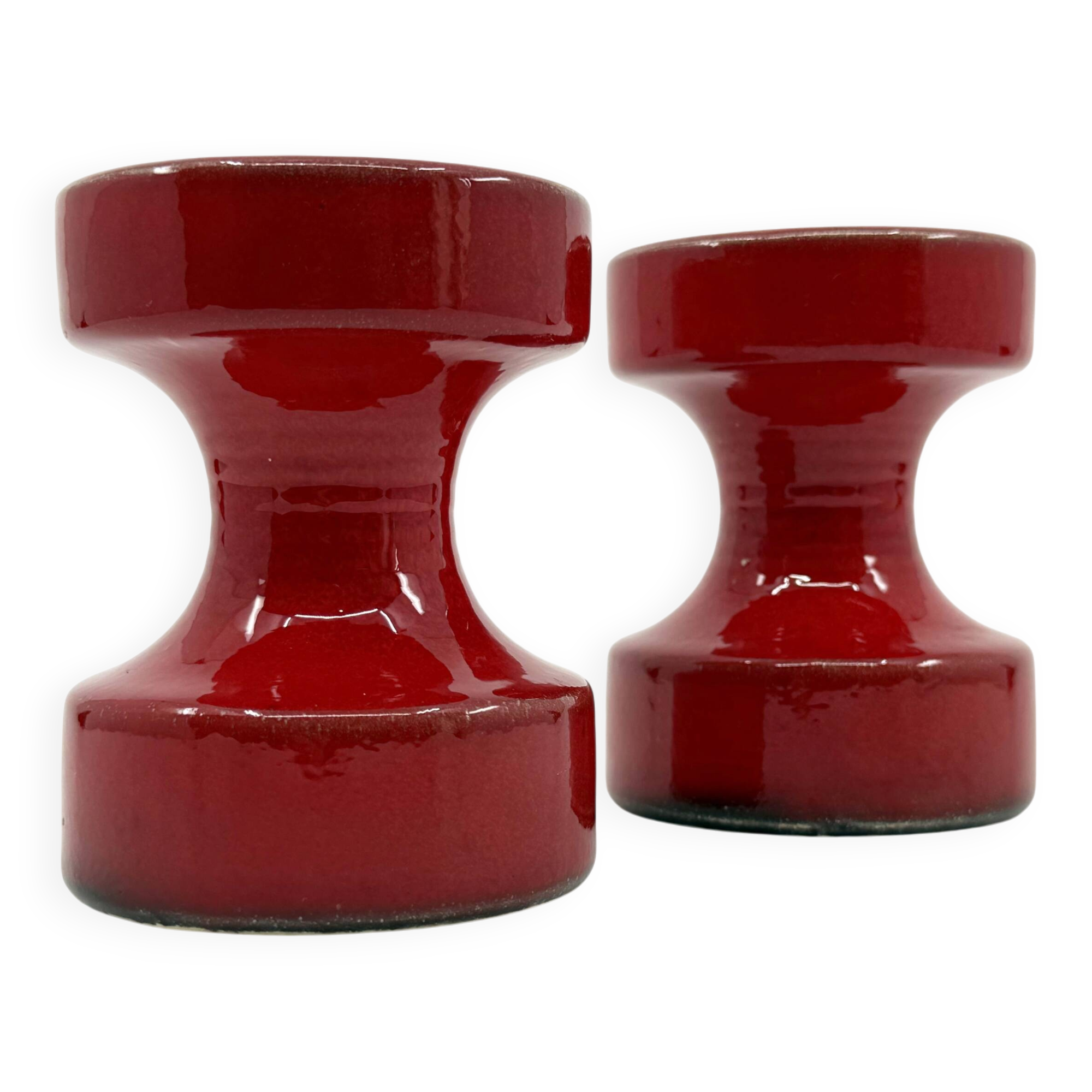 2 Steuler ceramic candle holders • Design Cari Zalloni • Circa 60-70
