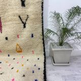 Handmade wool Berber rug 280 X 160 CM