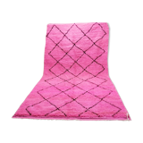 Berber carpet beni ouarain pink 300 X 190 CM