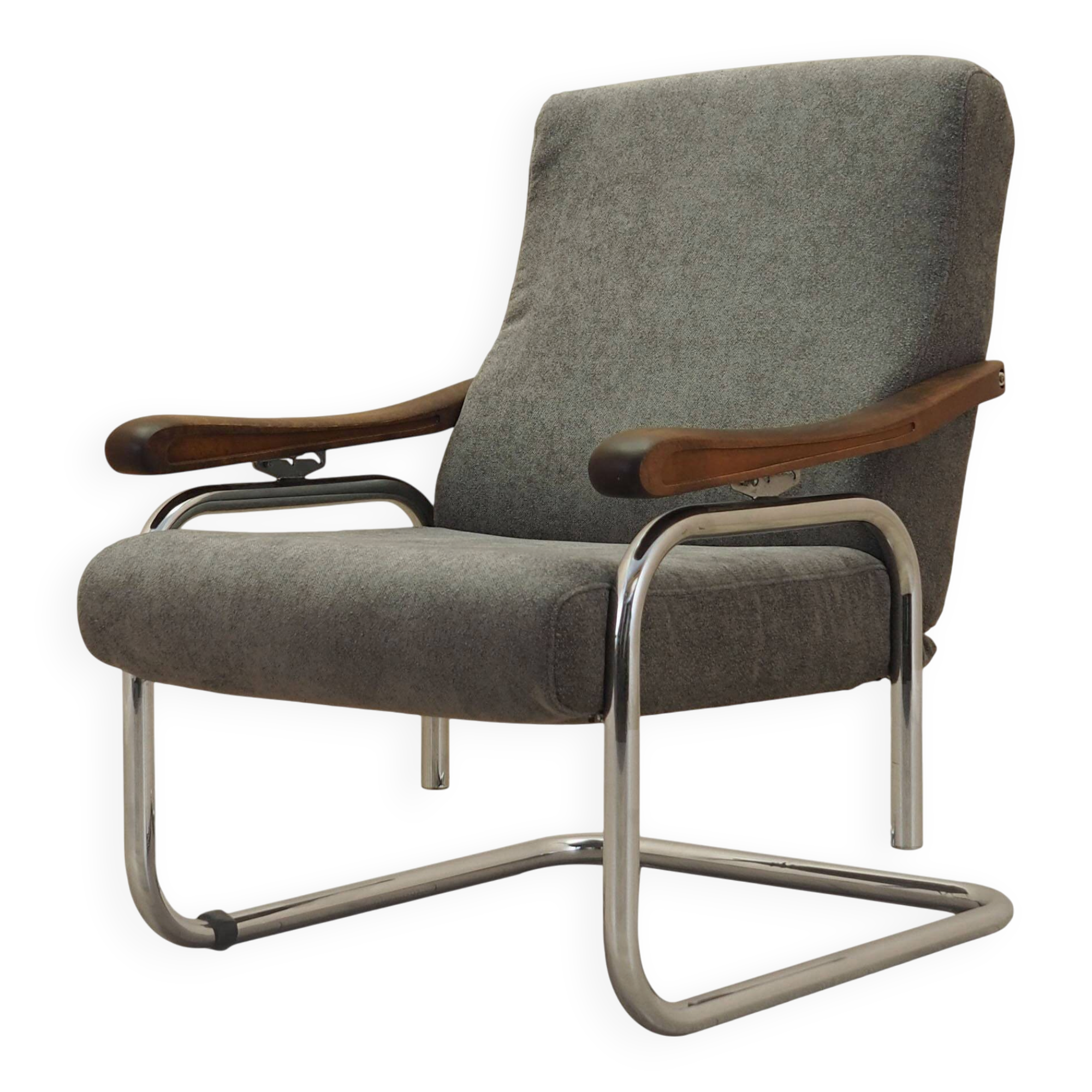 Italian lounge chair with reclining back, 1970s