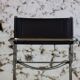 Pair of Bauhaus cantilever armchairs in chromed metal and leather, 1970