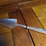 Old silver plated metal pie/cake server - Argental 2 hallmarks