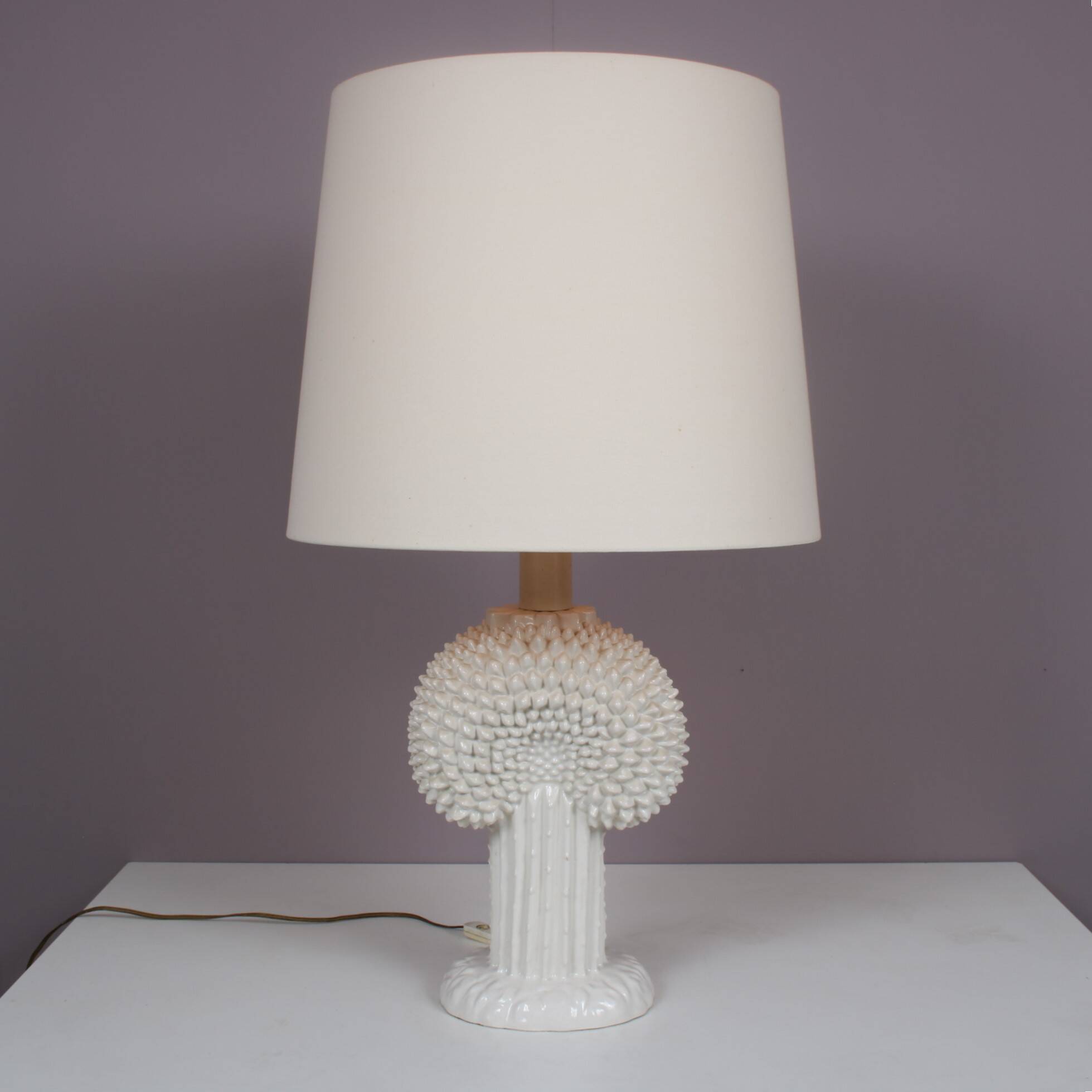 1970s “Cactus” table lamp attributed to John Dickinson from Italy