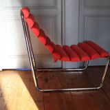 Hanging chair with boudin seat