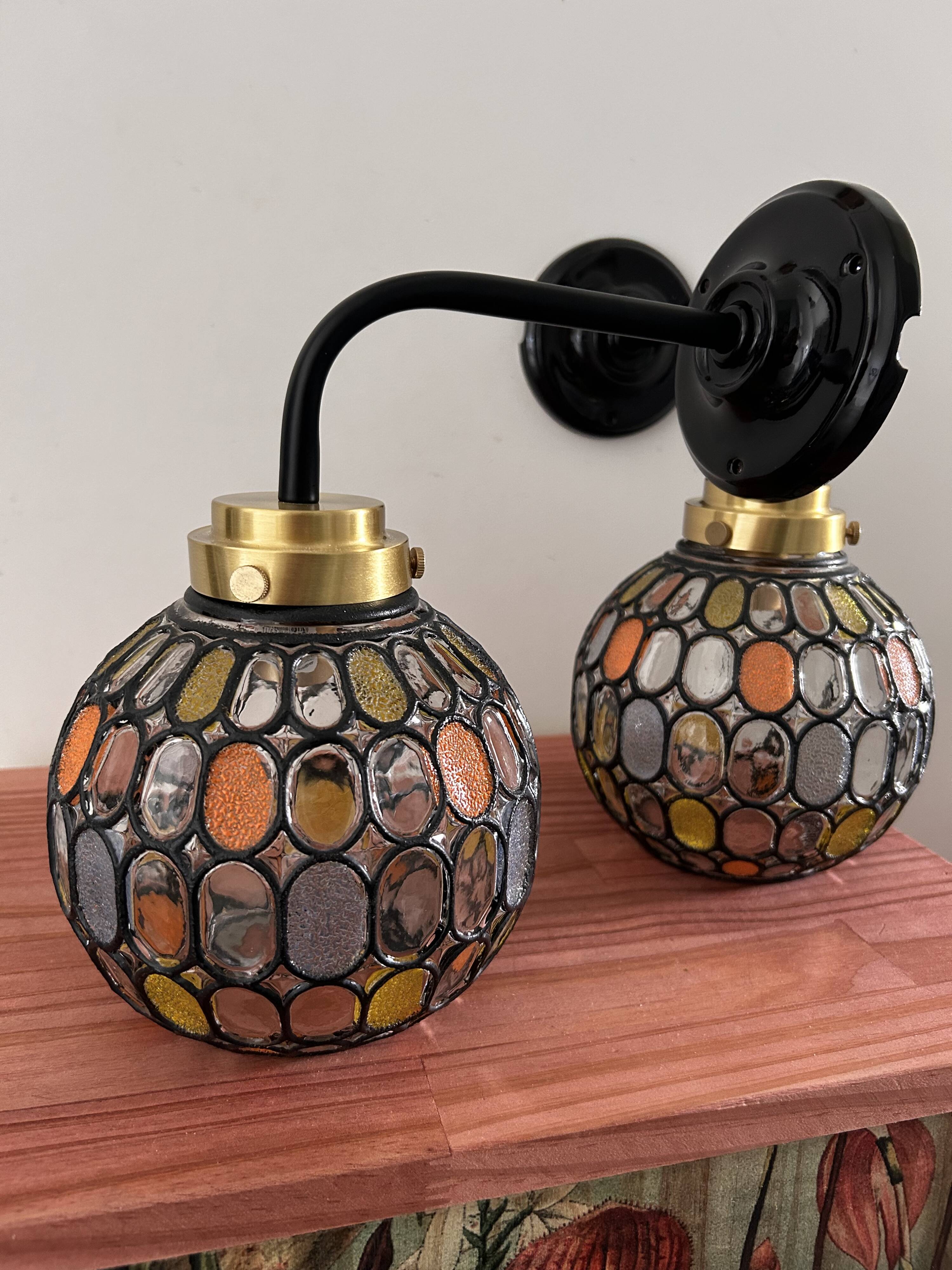 Pair of vintage wall sconces