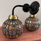 Pair of vintage wall sconces