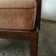 Pair of art deco velvet armchairs