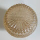 Amber diamond glass wall light